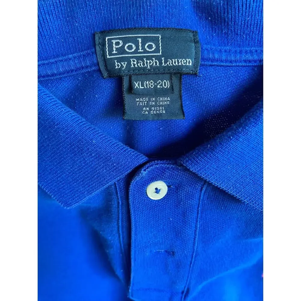 YXL Ralph Lauren polo short sleeve shirt